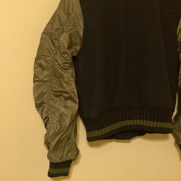 DOLAN Varsity Bomber Jacket Preppy Academia College - Picture 12 of 15